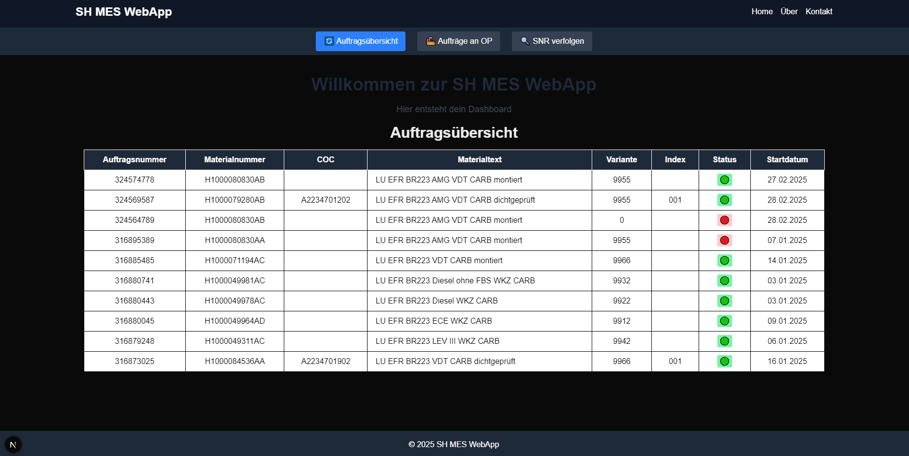 MES Dashboard 1